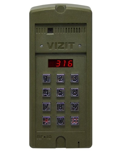 Блок вызова для совместной работы с БУД-302 Vizit БВД-316FCP в Самаре Блоки вызова многоабонентные Pintop.ru