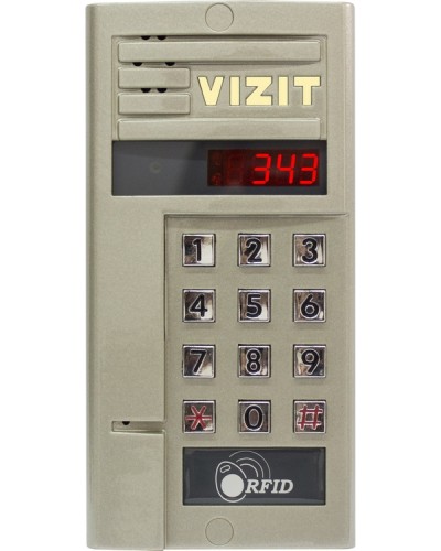 Блок вызова для совместной работы с БУД-302 VIZIT БВД-343F в Самаре Блоки вызова многоабонентные Pintop.ru