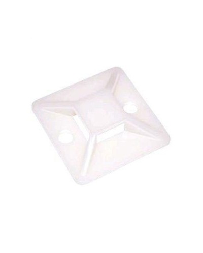 Площадка самоклеящаяся под стяжку, 20х20 мм, белая (100шт.уп) TWT-CV-ATM20 в Самаре Расходные материалы для шкафов и стоек Pintop.ru