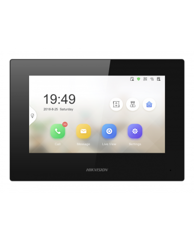 IP видеодомофон сенсорный Hikvision DS-KH6320-LE1(B) в Самаре Абонентские IP устройства Pintop.ru