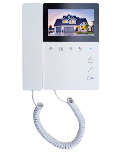 Монитор цветного видеодомофона Tantos Elly-S с трубкой VZ в Самаре Абонентские видеоустройства Pintop.ru