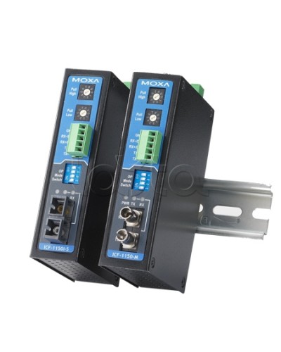 Конвертор RS-232/422/485 в оптику MM (ST)Moxa ICF-1150I-M-ST-T в Самаре Дополнительное оборудование для ОПС Pintop.ru