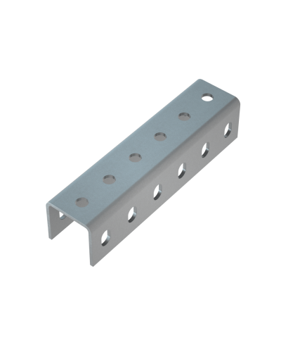 Соединитель усиленного швеллера 50х50х4,0 мм INOX304 КМ-Профиль (SLPU50-50 INOX304) в Самаре Аксессуары для лотков Pintop.ru