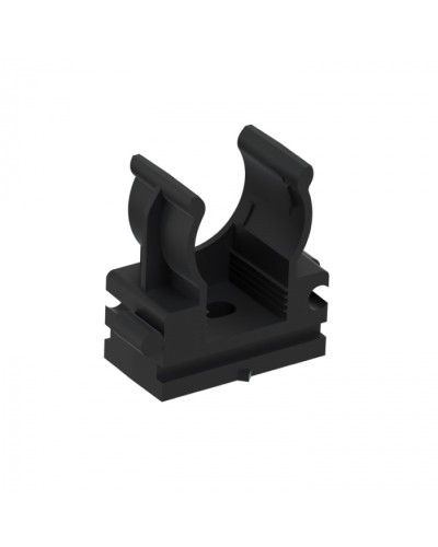 CFQ16 Держатель (клипса) для труб, для монтажного пистолета D16мм, цвет чёрный (10шт) Экопласт (41516-10BL) в Самаре Держатели, клипсы, скобы Pintop.ru