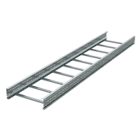 Лоток лестничный 150х800, лонжерон 1,5 мм, L 6 м, горячий цинк DKC (ULM658HDZ)