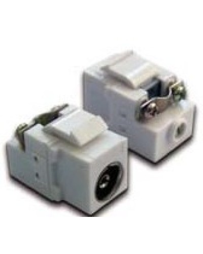 Вставка Keystone TV-розетка, винтовое соединение, белая LANMASTER LAN-OK-TV/S-WH в Самаре Коннекторы Pintop.ru