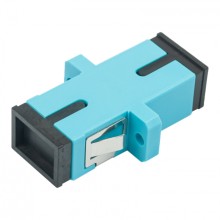 Адаптер оптический проходной SC-SC, OM3, симплекс (simplex), бирюзовый Datarex DR-540023