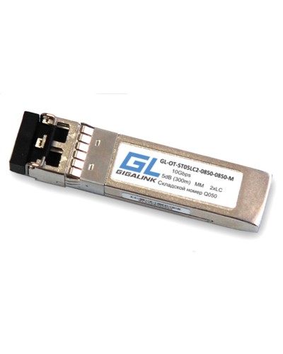 SFP+ модуль Gigalink GL-OT-ST05LC2-0850-0850-M в Самаре Модули SFP/XFP/GBIC Pintop.ru