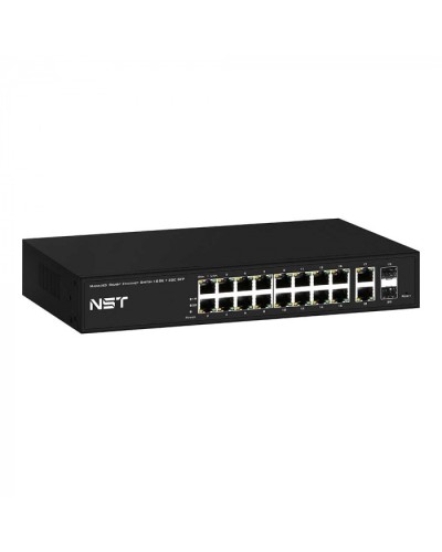 Управляемый (L2+) коммутатор Gigabit Ethernet на 18 RJ45 + 2 GE SFP порта NST NS-SW-18G2G-L в Самаре Коммутаторы Pintop.ru