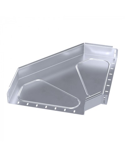 Угол горизонтальный 90 градусов Стандарт INOX (AISI 316) 400х80 Промрукав (PR16.3537) в Самаре Аксессуары для лотков Pintop.ru