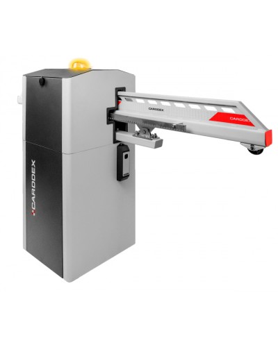 Комплект шлагбаума CARDDEX VBR-6 (тумба шлагбаума + высокоскоростной привод Nice RD400 + стрела 6 метров) в Самаре Автоматические шлагбаумы Pintop.ru