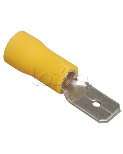 Клемма плоская изолированная 4-6 мм² (КПИ штекер - 6.3мм) (100шт/уп) REXANT 08-0351 в Самаре Клеммные колодки Pintop.ru